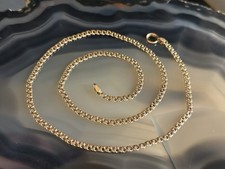 Bismarck Goldkette 585 Rotgold Damen Herren 14K Garibaldi Halskette 45cm Schmuck