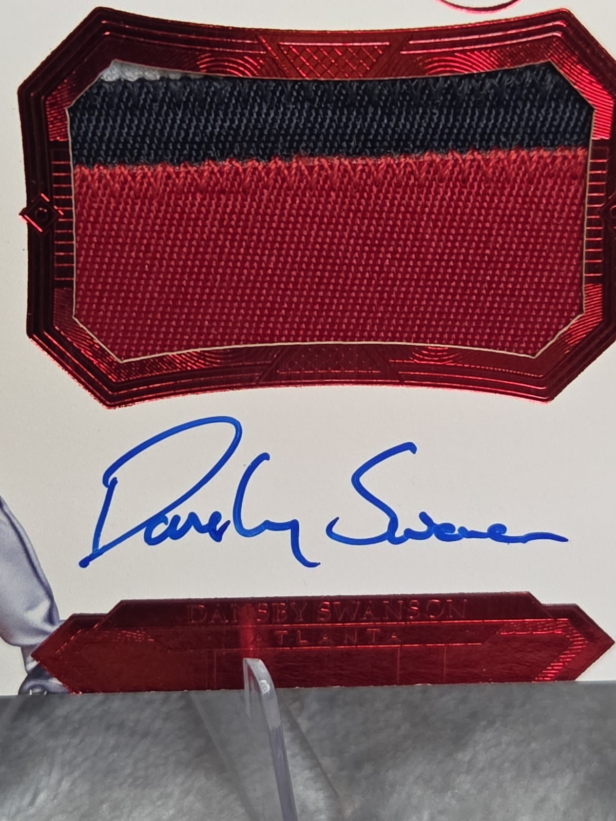 2017 Flawless Atlanta Braves Dansby Swanson Patch AUTO SP /20 RPA Rookie Cubs SS view 3