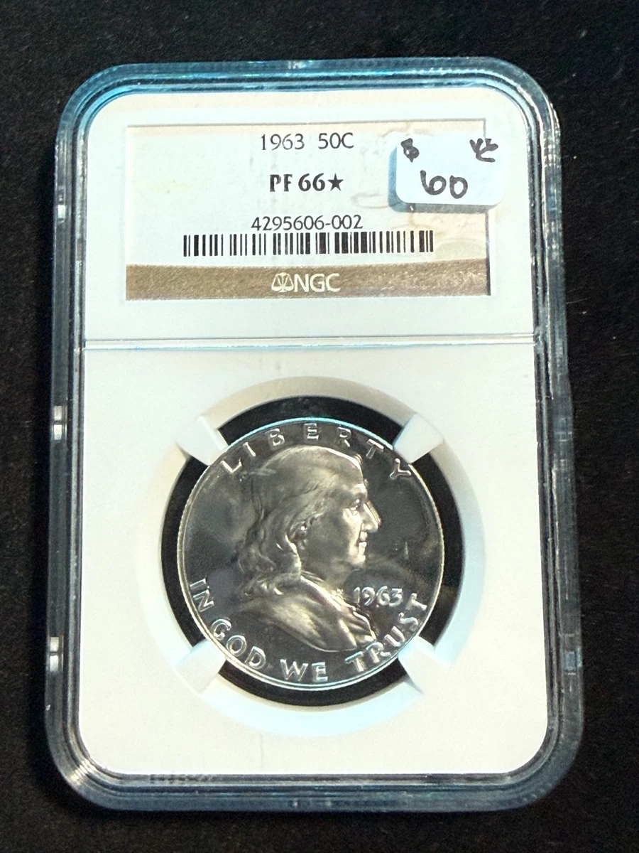 NGC Grade PR 66 1963 Franklin Half Dollars (1948-1963) for sale | eBay