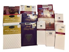 Lot of 12 Pair Plus Size Pantyhose Hoses Knee Highs All New in Package