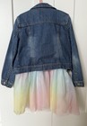 Kids Girls Jeans Pinafore Dress and Jeans Jacket Excellent Condition 6/7 Yrs — photo 4
