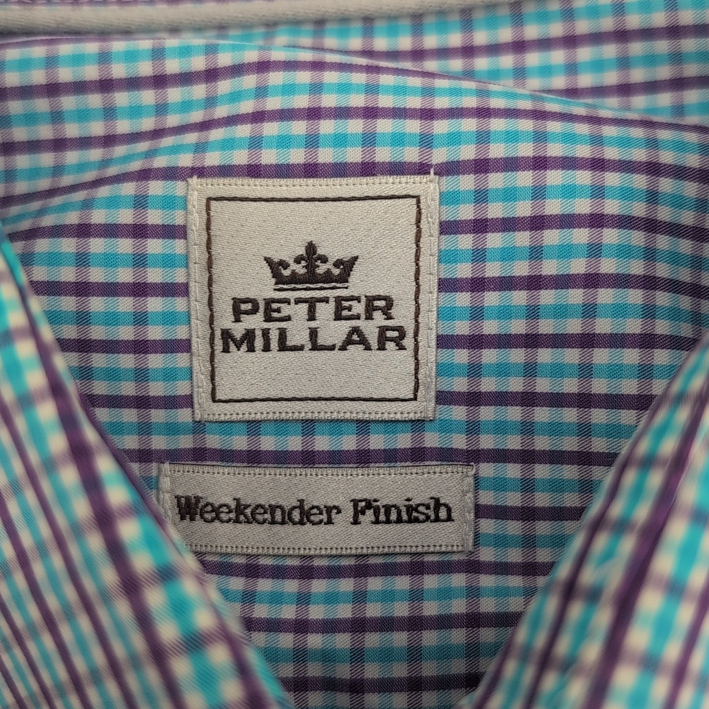 Peter Millar Weekender Finish Button Down Shirt M… - image 9