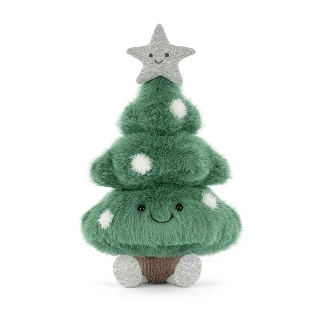Juguetes de peluche suaves para árbol de Navidad divertidos para gatos de gelatina regalos de Navidad Foto 2 de 4