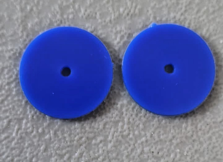 New Girl Scout Daisy Membership Year Disc BLUE Set of 2