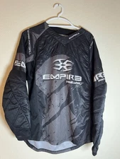 Empire Large Shirt Black White Camo Paintball Jersey Long Sleeve
