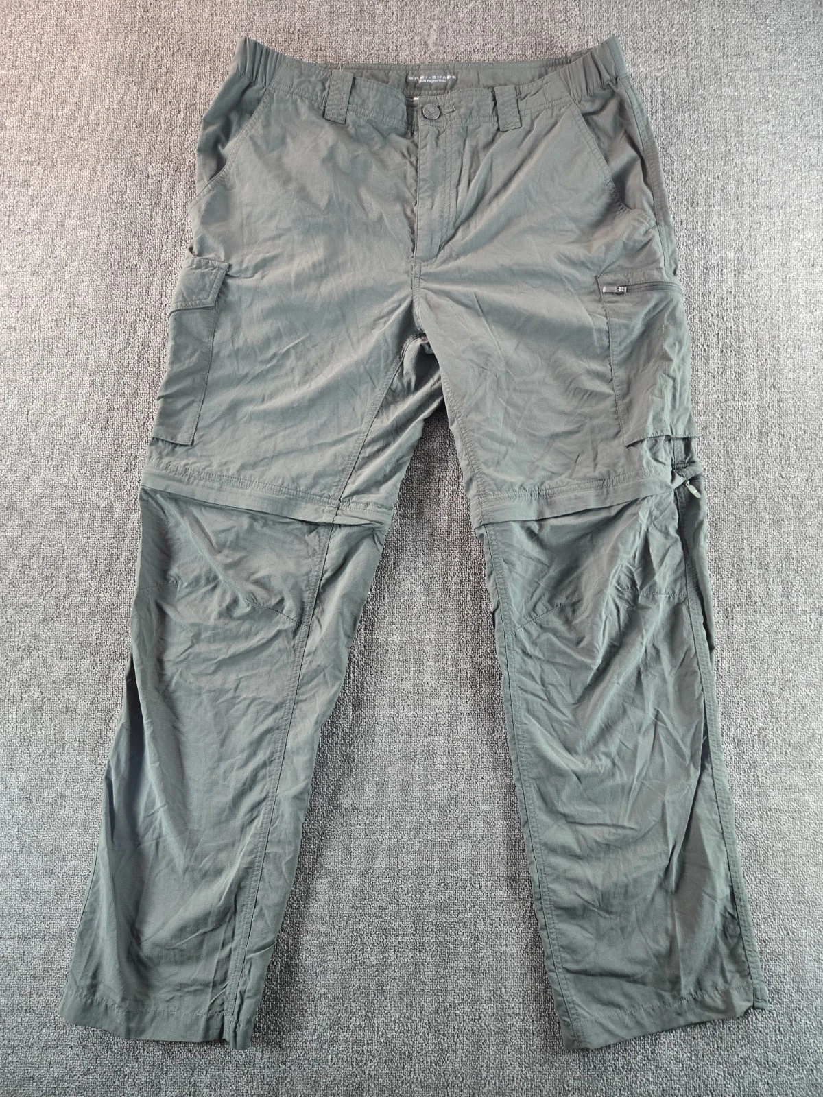 Columbia Convertible Pants Mens 36x32 Hiking Quick Dry UPF 50 Omni-Shade Ripstop