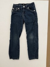 True Religion Kids Jeans Geo Relaxed Slim Size 6