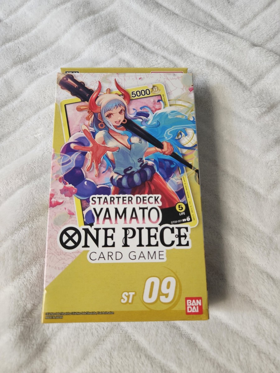 one piece tcg starter deck 9 Piece: Egghead (ST-29) including the exceptional Leader card Yamato One Piece Card Game ST09