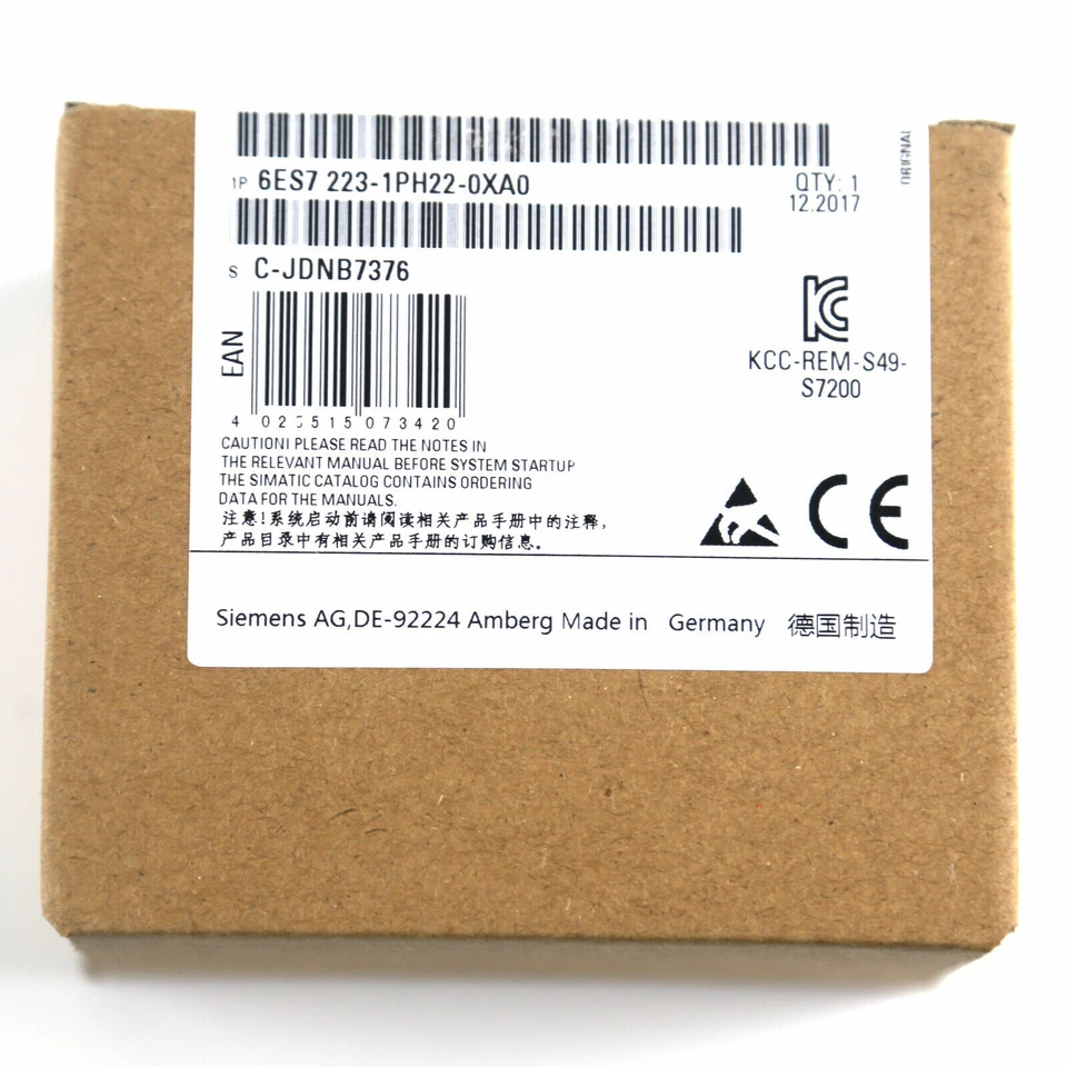 Nuevo módulo de E/S Siemens 6es7 223-1ph22-0xa0 6es7223-1ph22-0xa0 en caja Foto 2 de 4