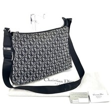 Christian Dior Trotter Navy Purse Shoulder Bag Authentic From JAPAN