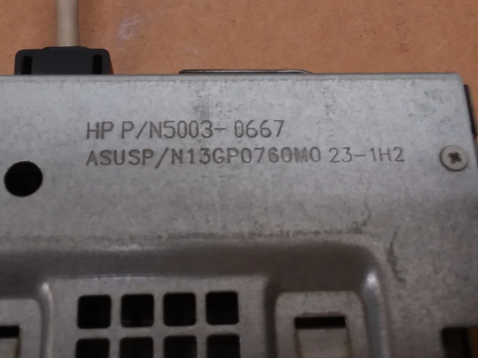 HP 5003-0667 Pocket Media Drive Bay #7181 - Image 3 of 4