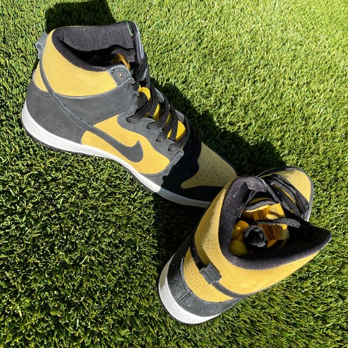 Nike SB Dunk High "Reverse Golden Rod" - Men's Size 9.5 - Picture 12 of 12