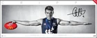 AFL Carlton Blues Patrick Cripps Hand Signed Dual Brownlow Medal Wings Print COA