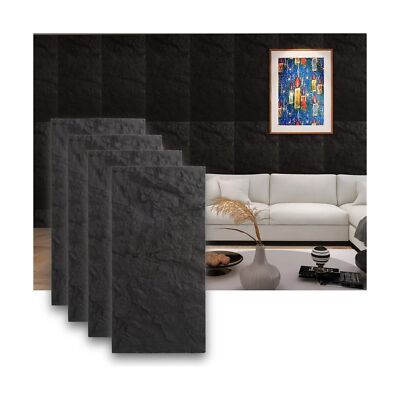 4PCS PU Stone Wall Panels|3D Wall Panels|Wall Panels for Interior Wall Decor|...