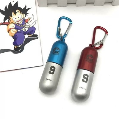 BANDAI DRAGONBALL Z GT KAI SUPER CAPSULE CORP KEYCHAIN MEDICINE STORAGE ANIME