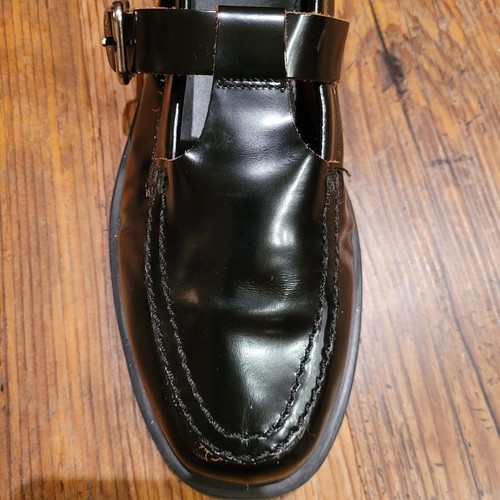 Zara Shoes EU37/US6.5 Mary Janes Leather T-Strap Buckle Whimsygoth Academia Kei - Picture 3 of 11