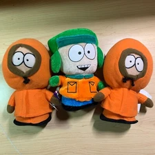 South Park 3 Plush Kenny Kyle Broflovski 7" Doll Comedy Central 2008 NANCO