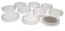 100 Coin Capsules 39 mm Premium Clear Holders for 50p Big 5 Pound 1 Crown Coins