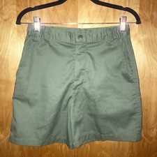 Boy Scouts of American Olive Green Shorts Pockets Size 16 Waist 28