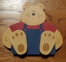 Wood Bear 3D Baby Kid's Nursery Room Decoration Display