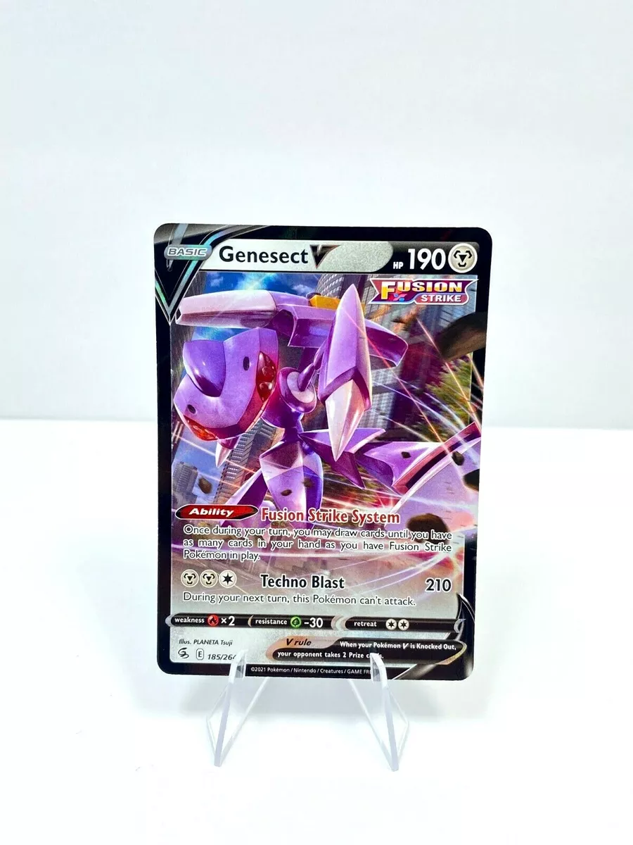 Genesect V 185/264 - Fusion Strike - Pokémon TCG - Mint Condition