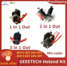 Geeetech Hotend kit Single / Mixing color Hotend Kit for A10M A20M 3D Printer US