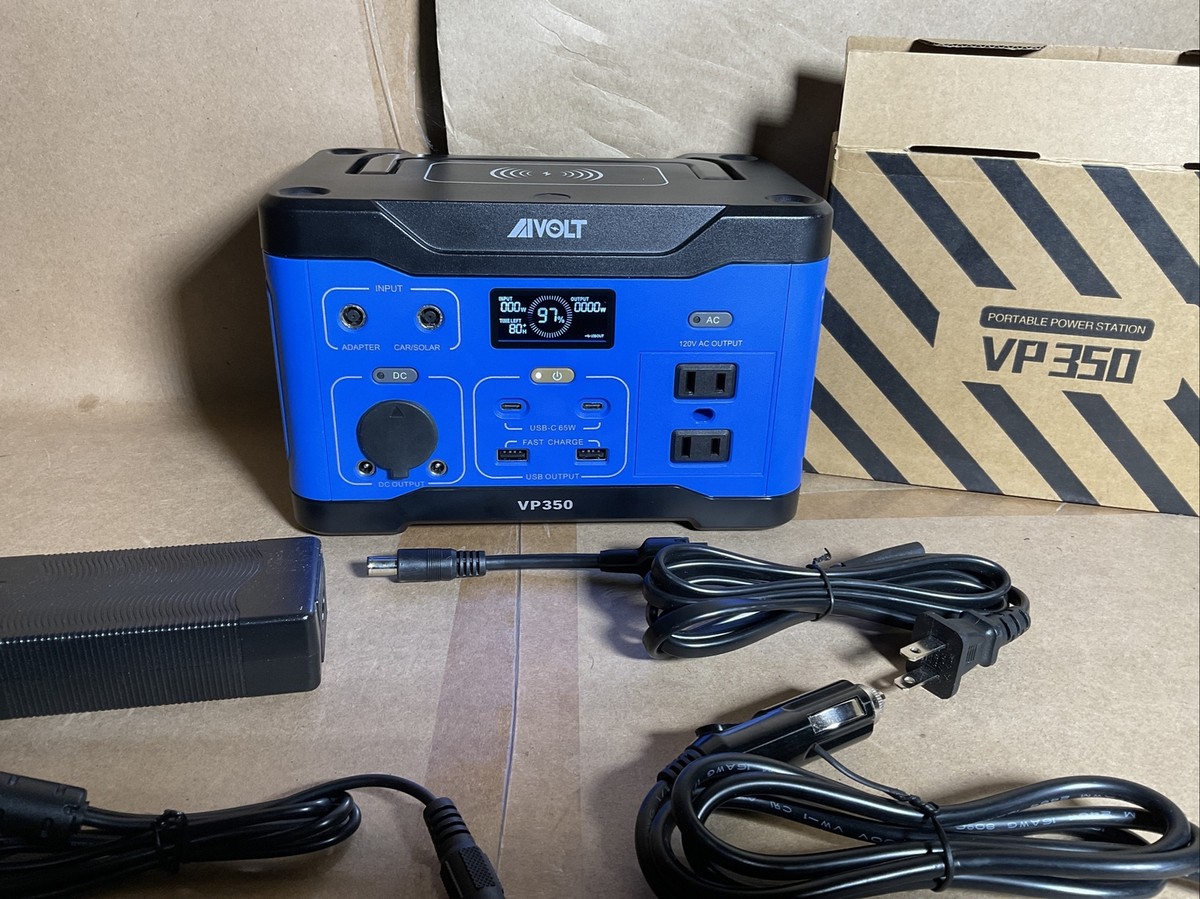 AIVOLT VP350 Portable Power Station 300W/120V Electric/Solar | eBay