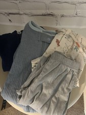 Mixed Lot 4 Pieces: One Piece, Shorts, Pants, Sweatshirt Baby Size 3-6M