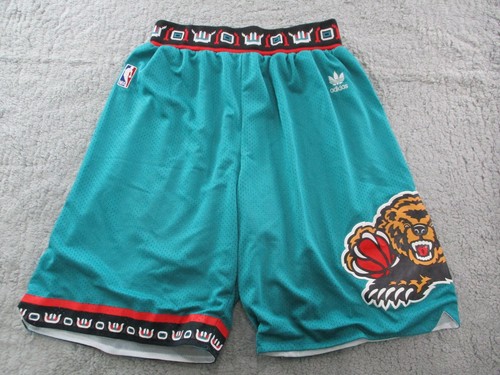 Memphis Grizzles NBA Shorts Mens XXLarge Adidas Teal Blue XXL Swingman Bear VTG