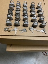 (25) ABUS #41 Padlock Laminated Steel Lock wi...