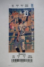 DETROIT TIGERS VS ORIOLES 5/17/2017 FULL TICKET ~ TYLER COLLINS (2 HRs)