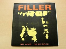 EX- !! Filler/No Aims No Desires/1989 Pigboy Records 7" Single