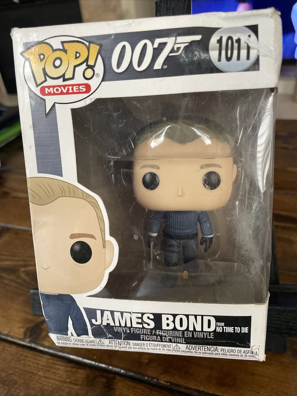 Funko Pop James Bond De No Hay Tiempo Para Morir 4&Quot; Figura De Vinilo #1011 Caja Dañada