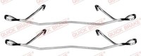 Quick Brake 109-1180 ZubehöRsatz, Scheibenbremsbelag FüR Opel Peugeot