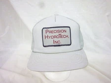 trucker hat baseball cap PRECISION HYDROTECH retro snapback cool mesh 1980 rare