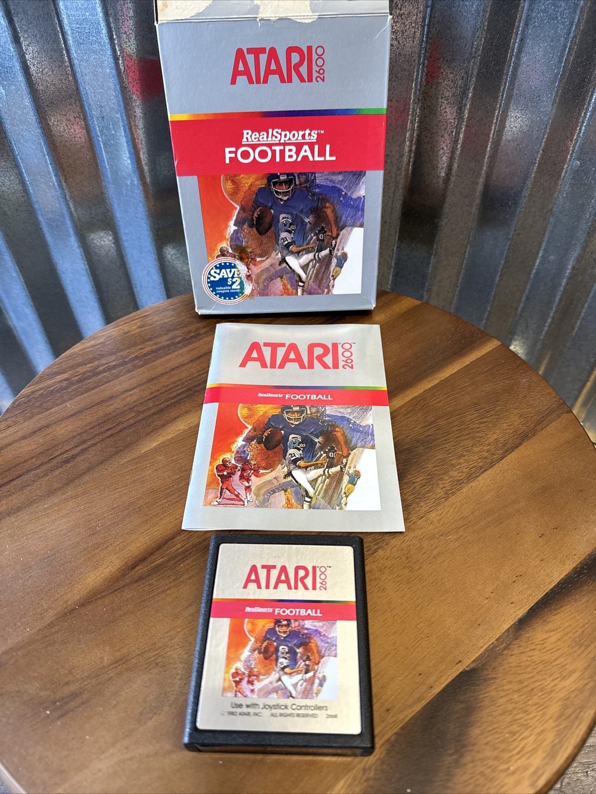 Jeu Atari 2600 Football RealSports Soccer complet en boîte PAL (N°2265S