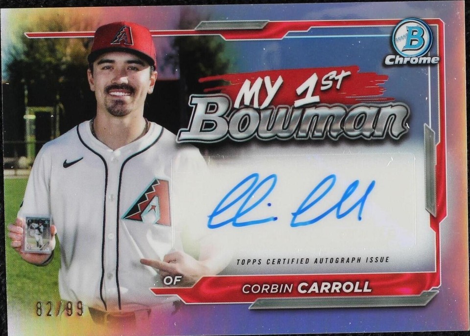 2024 Bowman Chrome - Corbin Carroll #1BA-CC - 1 of 1