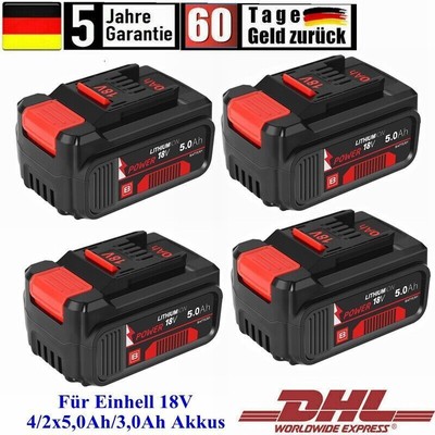 Für Genuine Einhell POWER X-CHANGE 18V 6,0Ah Lithium Akku Ersatzakku Batterie