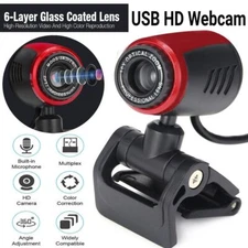HD 1080P Webcam USB Computer Web Camera With Microphone For PC Laptop Desktop