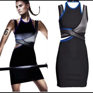 BNWT NEW ALEXANDER WANG x H  M  Bodycon  scuba style dress  