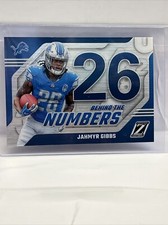 2023 Panini Zenith Football Behind The Numbers Jahmyr Gibbs #9 Detroit Lions RC