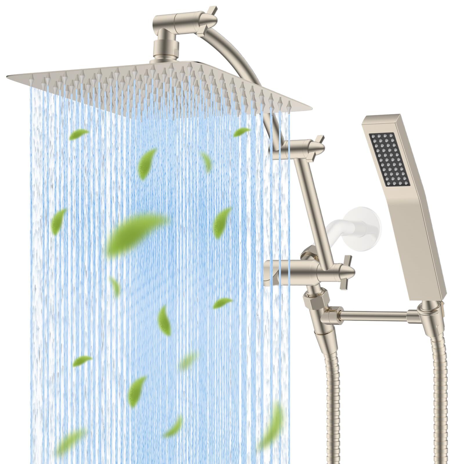 Shower Head,10 Inch High Pressure Rainfall Shower Head/Handh