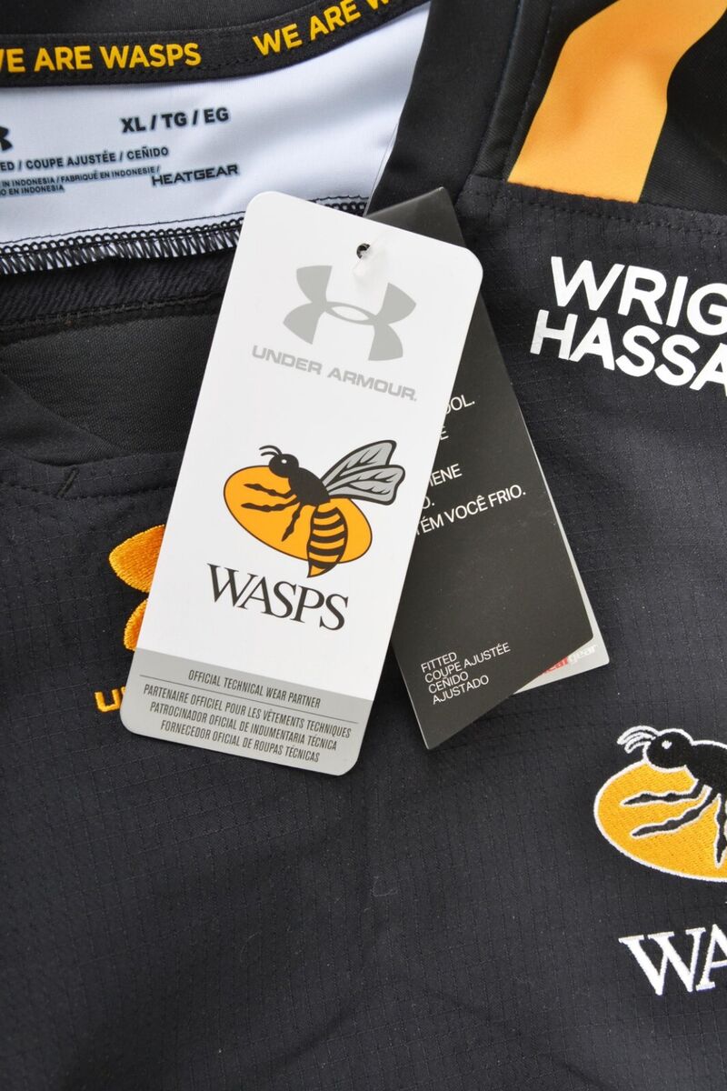 BNWT* LONDON WASPS RUGBY UNION SHIRT JERSEY UNDER ARMOUR BNWT* LONDON WASPS RUGBY UNION SHIRT JERSEY UNDER ARMOUR