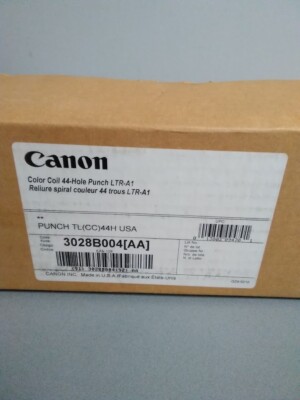 Canon 3028B004AA Color Coil 44-Hole Punch Ltr-A1