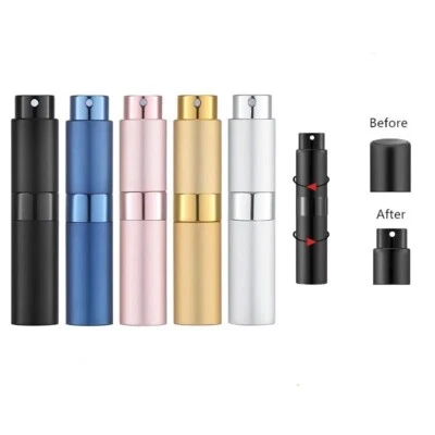 Refillable Perfume Atomiser 10ml Premium Travel Bottle Aftershave Spray Pump UK