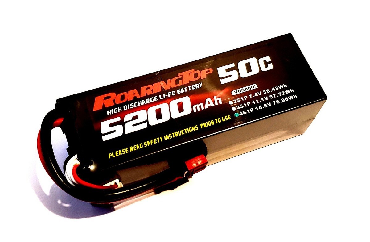 RoaringTop LiPo Batería 35C 2700mAh 4S 14.8V Con T-Plug Para