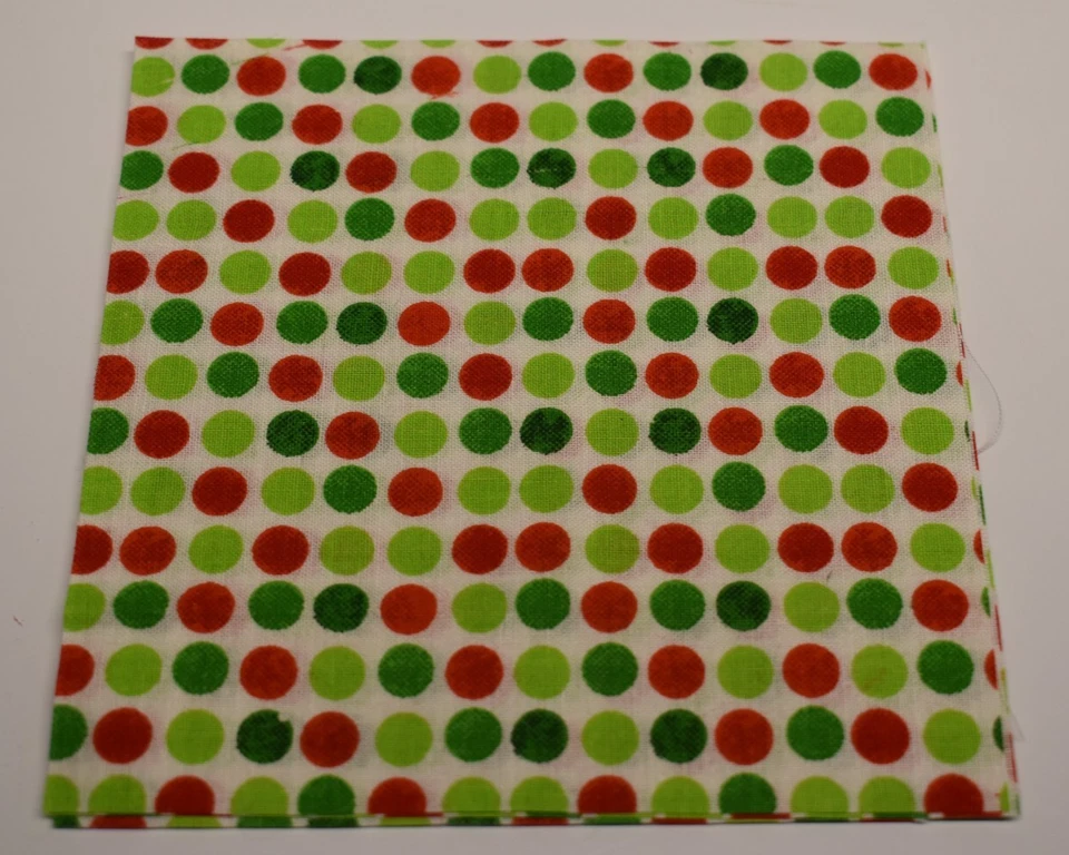 Lote 33 - 5" DIJES CUADRADOS corte giratorio NAVIDAD adornos navideños medias VERDE Foto 4 de 4