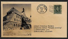 The Shining Overlook Hotel 1909 Opening Featured on Collector's Envelope *1092OP