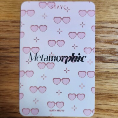 Sumin Official Withmuu Lucky Draw Photocard StayC Metamorphic