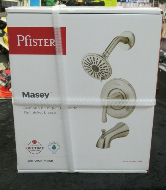 Pfister Masey 1 Handle Bathtub and Shower Faucet 8P8WS2MCSK for sale